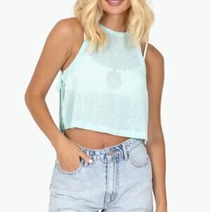 NEW RUSTY Women's Surf Spray Getaway Tank Top Size S
